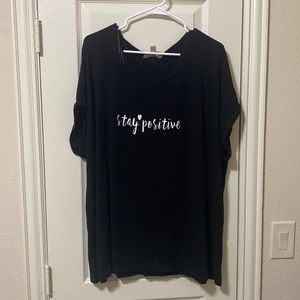 Super comfy black top